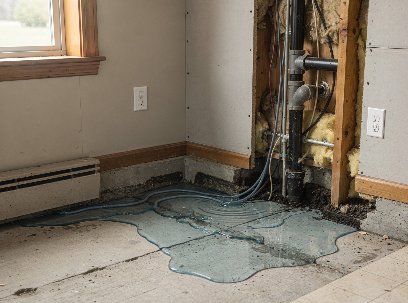 How Hidden Water Travels Under Floors and Behind Walls