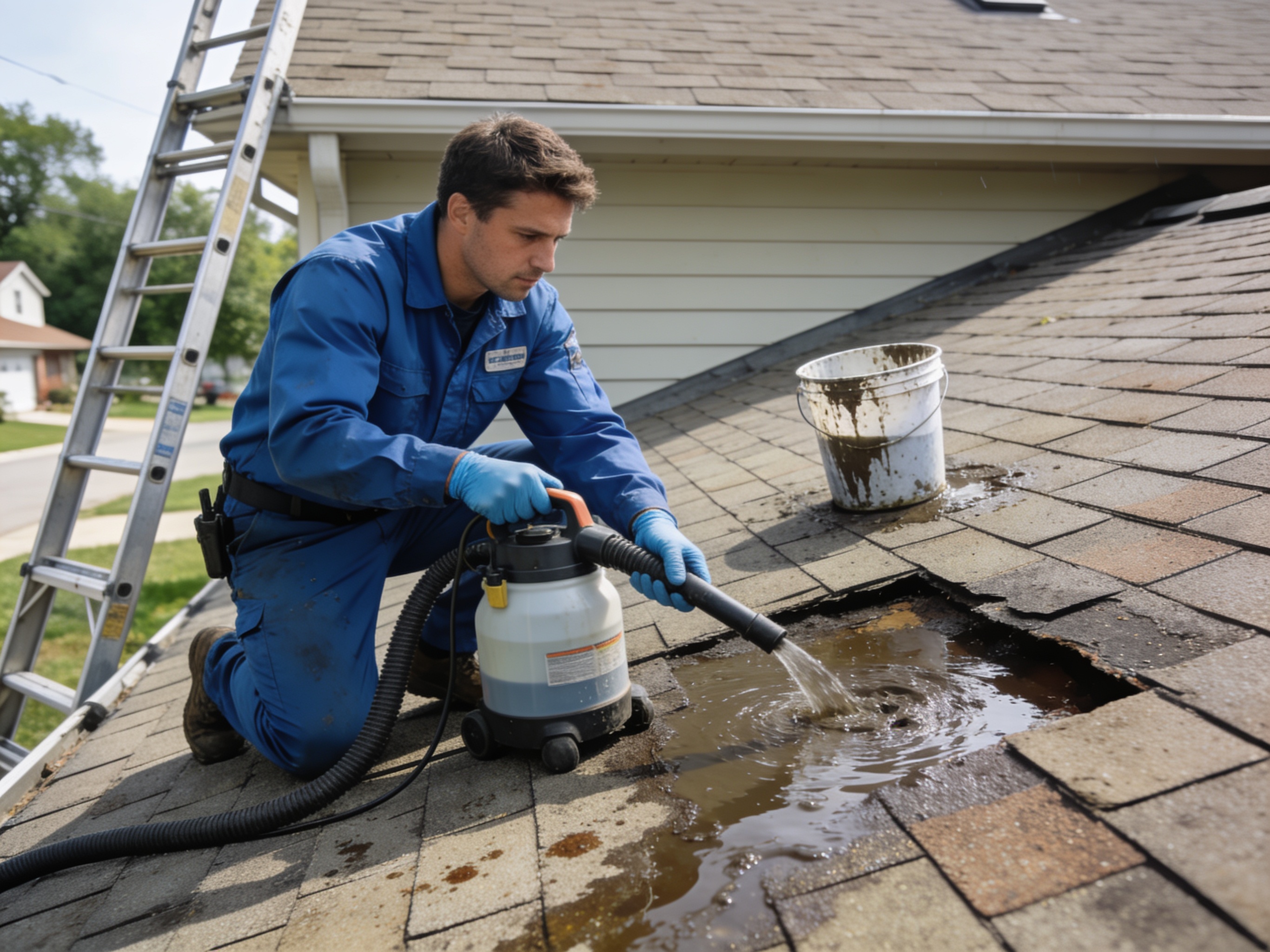 Roof Leak Water Cleanup in Oshkosh, WI