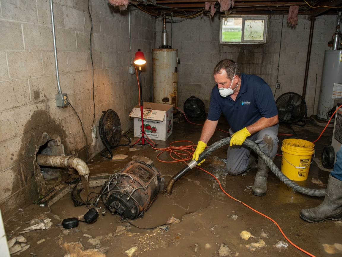 Sump Pump Failure Cleanup in Oshkosh, WI